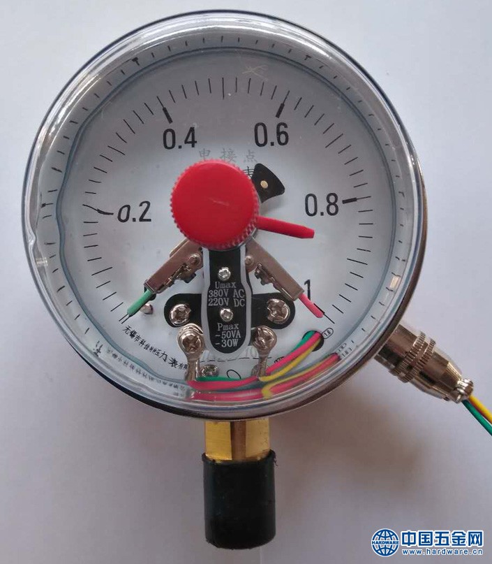 耐震电接点压力表4