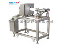 酱料机善安管道式金属检测机图1