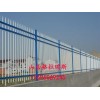 山西太原锌钢护栏 蓝白拼装式围墙护栏 黑色铁艺栅栏