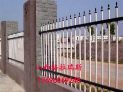 厂家供应山西太原阳曲娄烦小区围墙锌钢防护栏 黑色铁艺栅栏图1