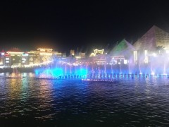 湖南喷泉长沙喜马拉雅音乐喷泉承建迪拜地球村音乐喷泉