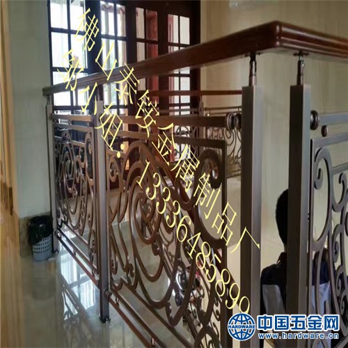 怀化市高档红古铜铝板雕刻护栏 (3)