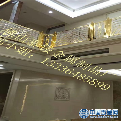 怀化市高档红古铜铝板雕刻护栏 (5)