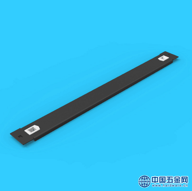 1u机柜盲板 免安装机柜挡板 机柜配件冲孔挡板背板假面板（10）