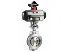 D673H气动对夹三偏心蝶阀-上海邯高阀门大促销图1