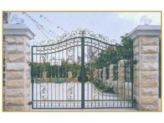 成都蛟龙港铁艺大门图1