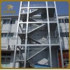 供应钢结构楼梯定制玻璃楼梯发光楼梯大型消防楼梯