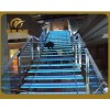 供钢结构楼梯，定制大型工程楼梯、旋转楼梯、发光玻璃楼梯