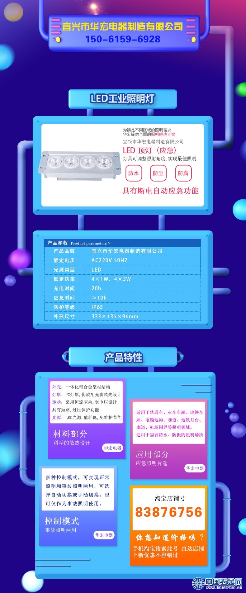 NFC9121 LED顶灯  详情图