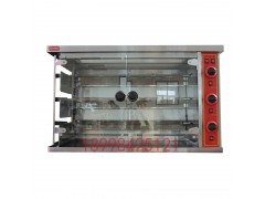 商用SGJ-3P燃气烧鸭炉烤鸡炉不锈钢三棍台式烤肉烧鹅炉图1