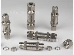 卡套单向阀，不锈钢单向阀图1