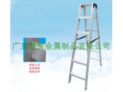 山东150KG级高强度铝合金宽踏板A型梯河南人字梯湖南梯子图1