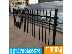 东莞高强度别墅区安全隔离栅栏 清远小区围墙专用护栏 锌钢围栏图1