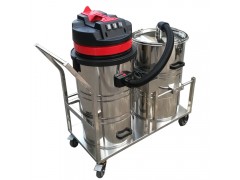 德克威诺双桶式工业吸尘器大面积保洁用吸尘设备现货图1
