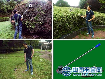 家用多功能电动修剪机作业图