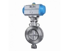 进口气动金属硬密封蝶阀图1