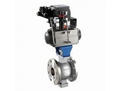 进口气动偏心半球阀图1