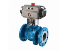 进口气动衬氟球阀图1