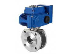 进口防爆电动对夹球阀 美国进口电动球阀图1
