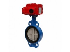 进口电动软密封中线蝶阀图1