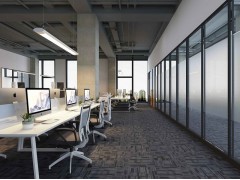 西安办公室装修、办公室装修隔断、西安办公室装修设计公司图1