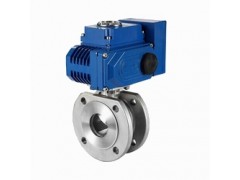 进口电动对夹球阀图1
