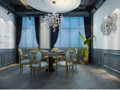 西安特色餐饮店装修设计、高档温馨餐厅装修、欧浓装饰专业专注图1