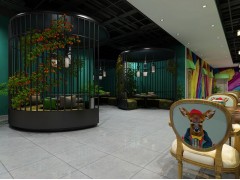 西安中小型餐厅装修、中西餐饮店设计、专业的餐饮店设计装修公司图1