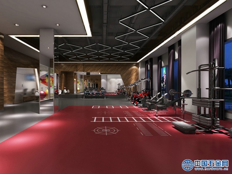 西安欧浓装饰公司 - 健身房装修效果图