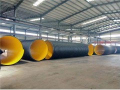 hdpe钢带增强聚乙烯螺旋波纹管 pe波纹管 大口径排污管图1