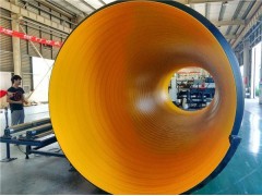 城市道路工程用耐腐蚀hdpe钢带排水管 hdpe钢带排污管图1