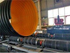 天津专业生产HDPE钢带波纹管厂家 PE大口径排水管图1