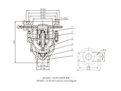 MFA69Y- 10 DN150 高压主安全阀（W）图1