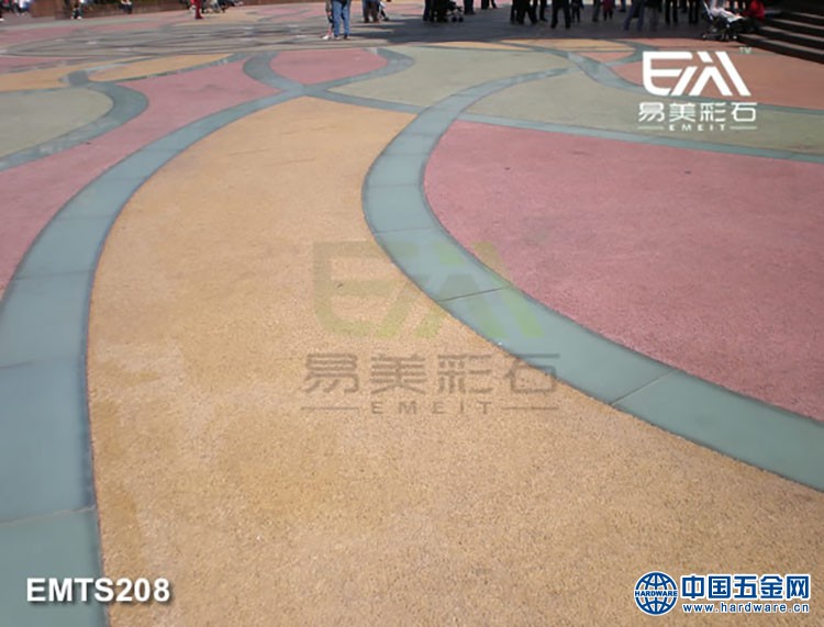 彩色透水混凝土EMTS208