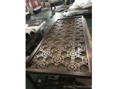 生产厂家时尚艺术屏风 玫瑰金不锈钢圆形客厅落地屏风隔断图1