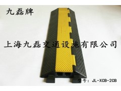 橡胶二线槽减速带,道路线槽减速板图1