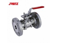 进口三片式法兰球阀图1