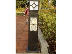 恋途水电桩 HW-10 房车营地充电桩 岸电箱 水电柱图1