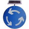 甘肃太阳能环岛标志牌 交通安全警示牌