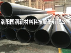 全新料PE给水管 DN200环保黑PE管图1