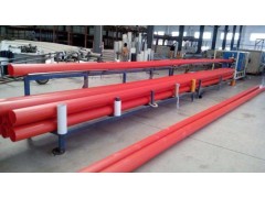 MPP电力电缆套线管设备埋地光缆保护管生产线图1