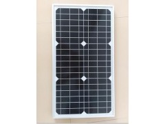 厂家供应单晶30W太阳能板  质量保证图1