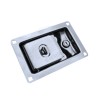 304不锈钢工程车工具箱锁平面盒锁