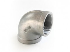 不锈钢90°内牙弯头图1