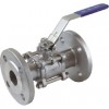 三片式不锈钢法兰球阀