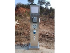 恋途 水电桩 HW-14 房车营地充电桩  岸电箱 水电柱图1