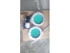 搅拌站DN150气动粉体蝶阀图1