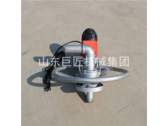 华夏巨匠便携式电动打井机 1.2kw手持式电动圆盘钻井机图1