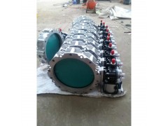 河南双法兰粉体蝶阀图1