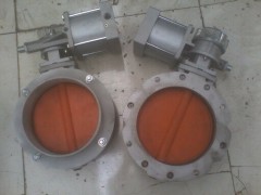 铸铝卸料粉体蝶阀图1